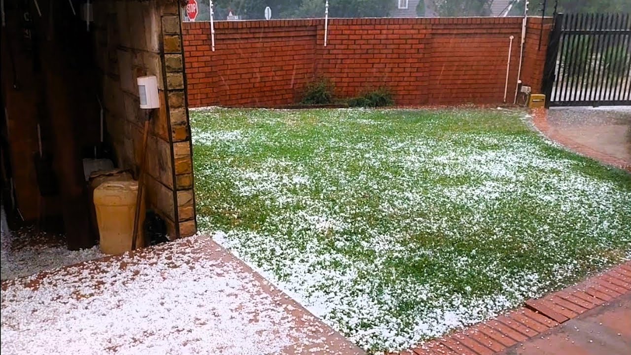Rain and hail in Centurion