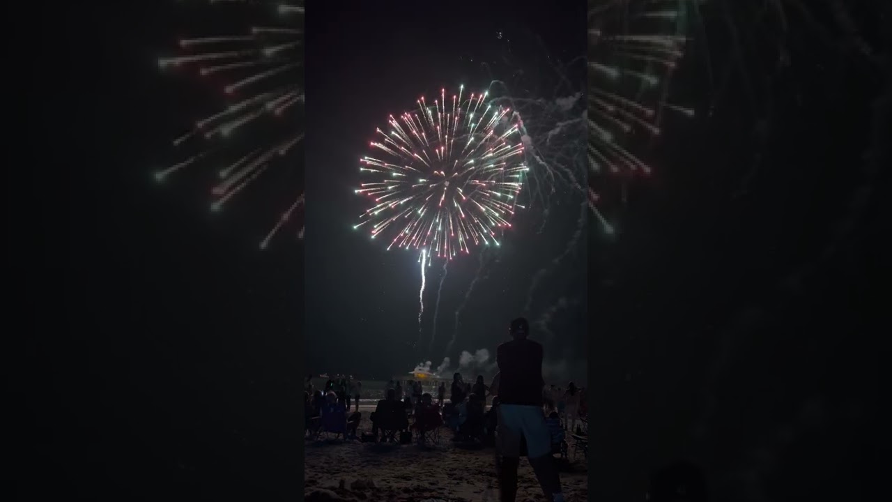 Estero Island, Fort Myers Florida 2022 New Year&rsquo;s Firework celebration￼￼
