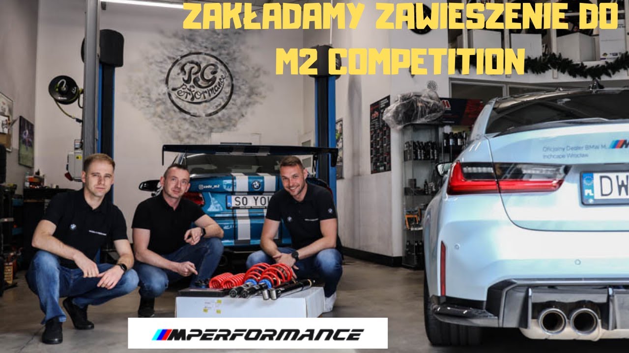 M3 G80 Competition dostarcza  zawieszenie M Performance do M2 Competition PG Performance
