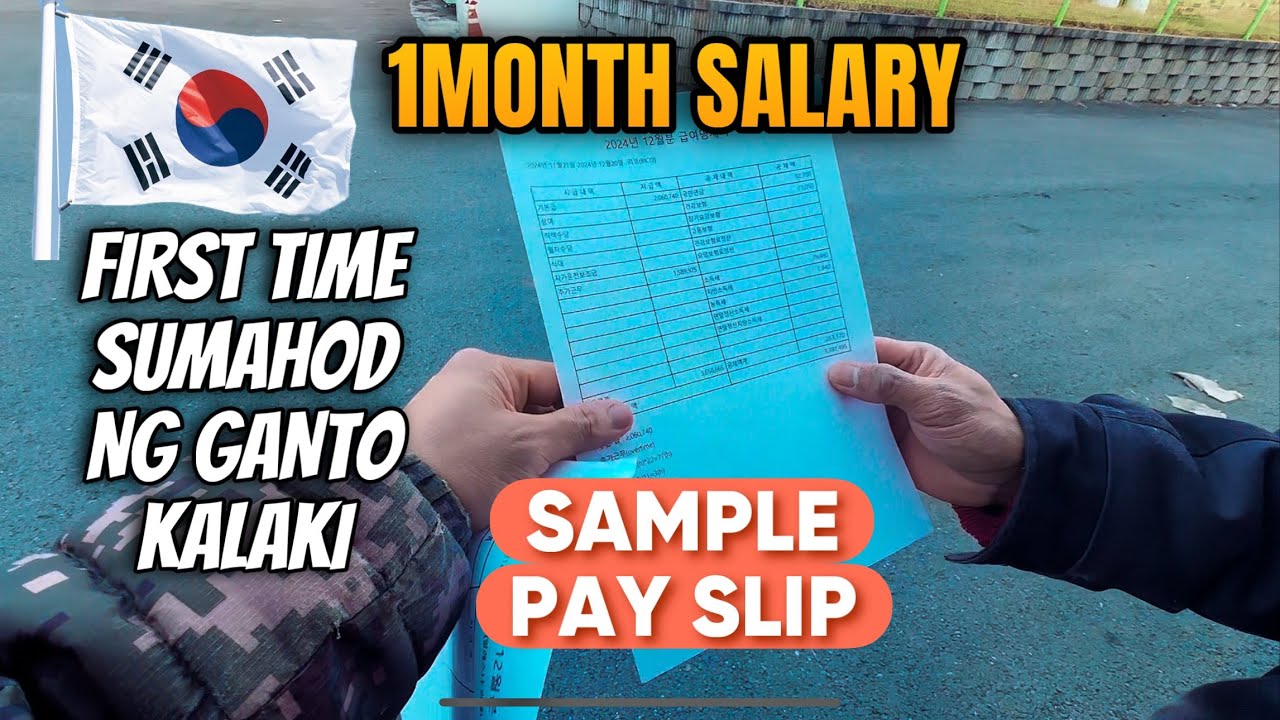 First time nya sumahod ng ganito kalaki sa south korea #epsworker