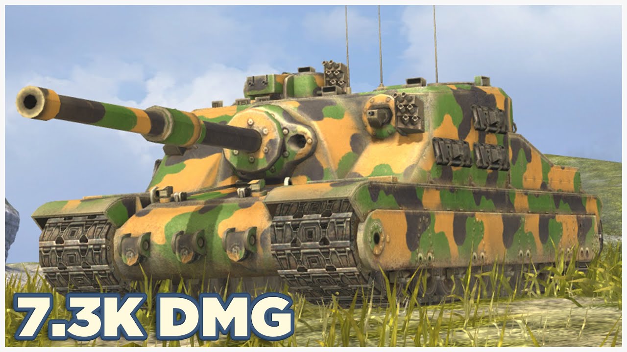 Tortoise • 7.3К УРОНА • 4 ФРАГА • WoT Blitz