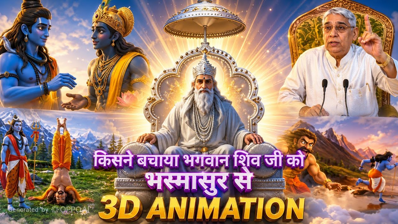 किसने बचाया भगवान शिव जी को भस्मासुर से ?#santrampaljimaharaj #satlokashram 