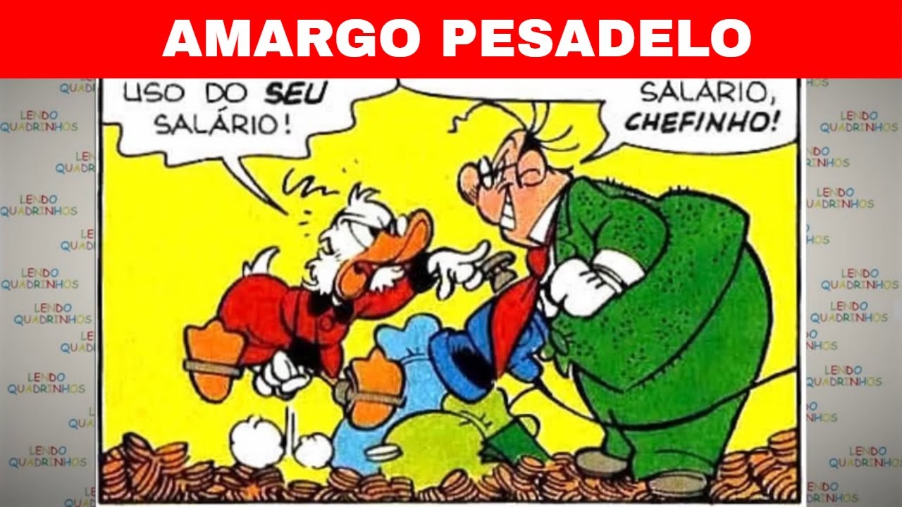 Tio Patinhas em Amargo Pesadelo | História em quadrinhos Disney narrada