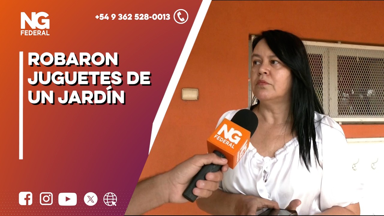 NGFEDERAL - ROBARON JUGUETES DE UN JARDÍN