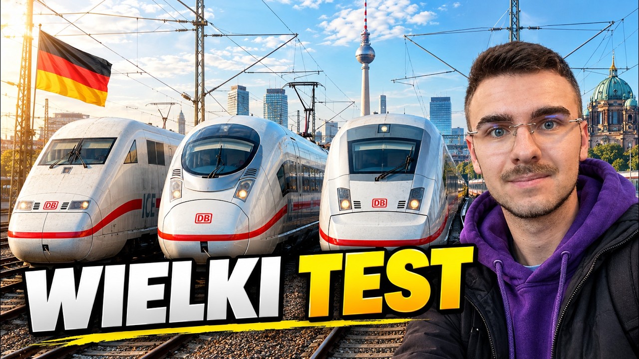 POJECHAŁEM 3 R&Oacute;ŻNYMI POCIĄGAMI ICE! *MAMY CZEGO ZAZDROŚCIĆ NIEMCOM?*