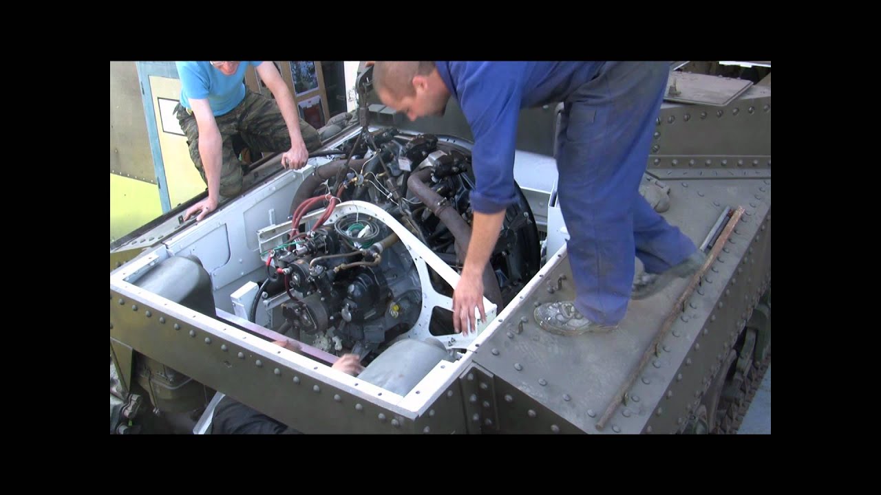 Grant M3 engine back into the hull
