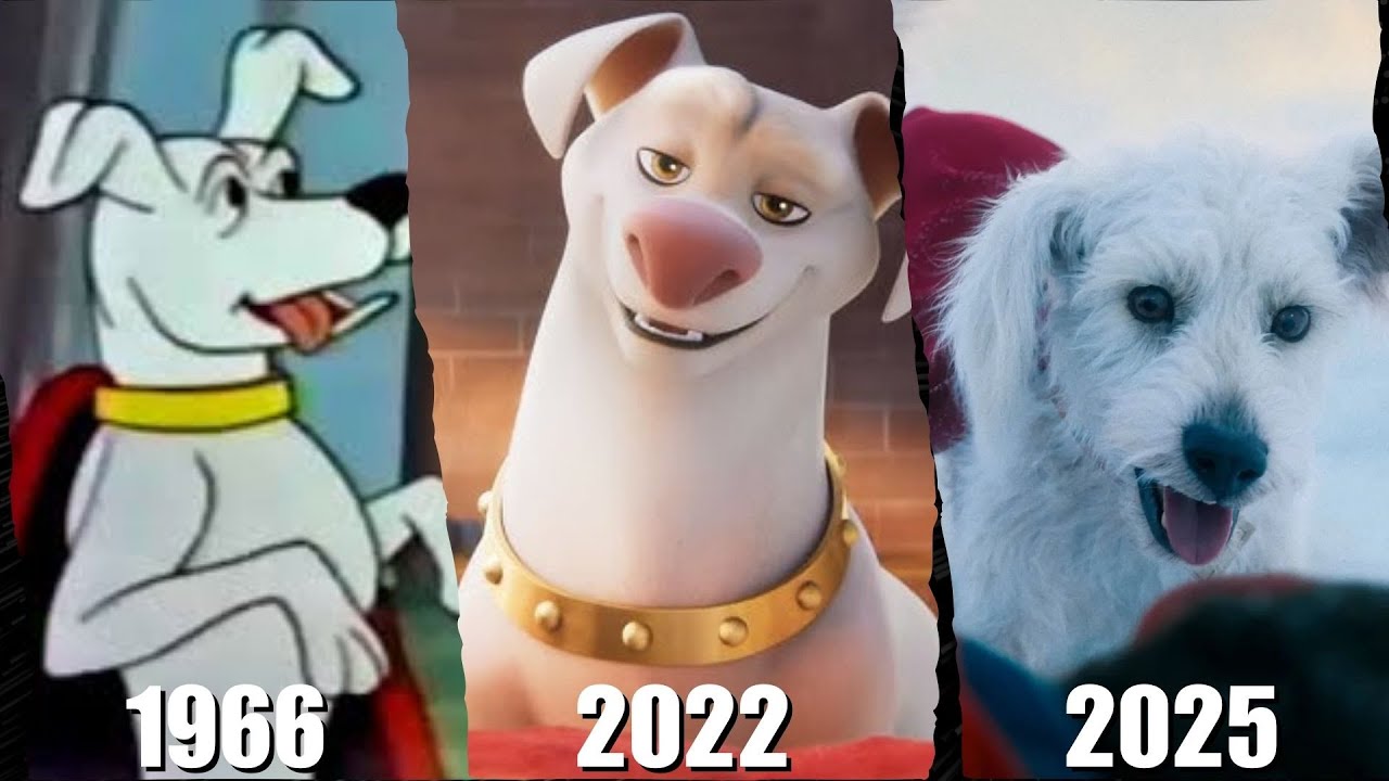 Evolution Of Krypto The Superdog In Movies, TV & Cartoons [1966-2025]