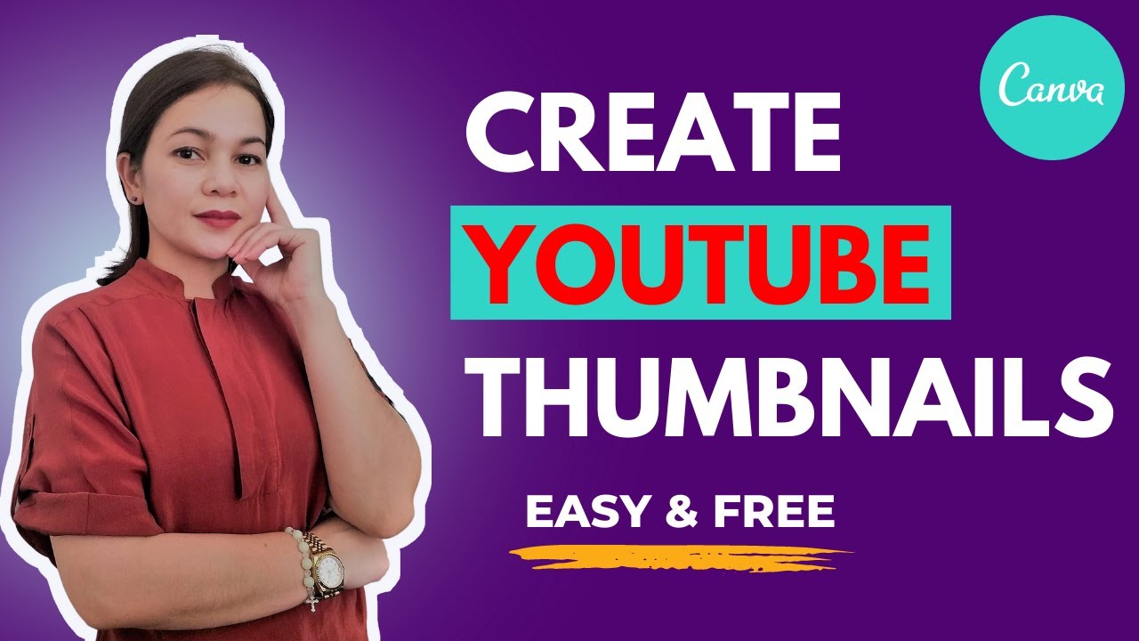 HOW TO MAKE YOUTUBE THUMBNAILS ON CANVA | CANVA TUTORIAL | AVITHERESETALK