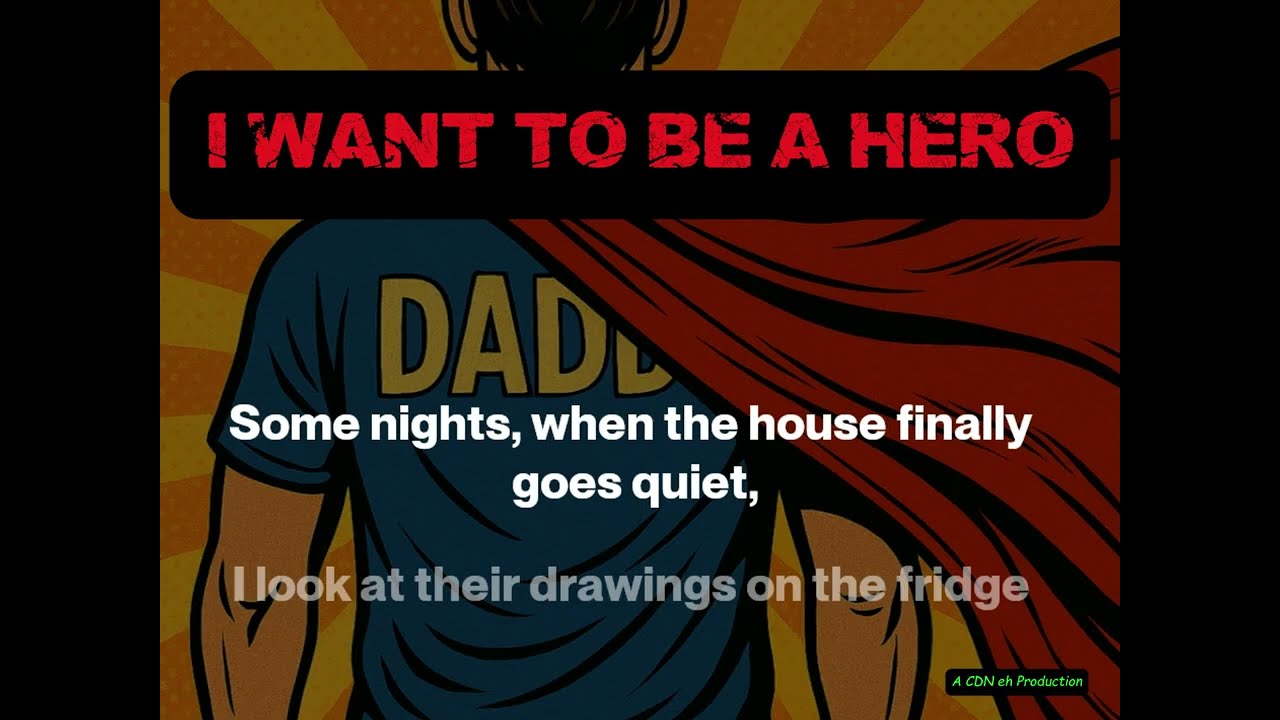 I WANT TO BE A HERO (Daddy With The Superman Cape)