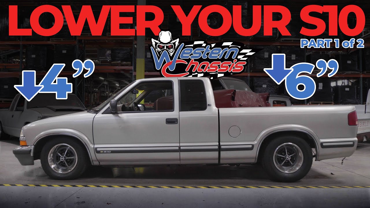 Lowering a Chevy S10 6" w/ Western Chassis Lowering Blocks, Shocks & Lowering Leaf Springs 1 of 2
