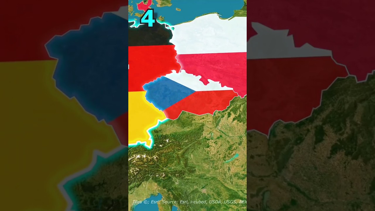 Which country Borders most Countries???🤔🤔