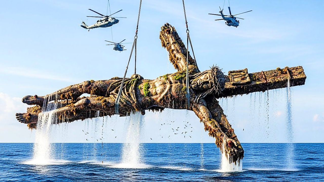 Unbelievable Miracle! 700-Year-Old Sacred Crucified Christ Statue Recovered from the Ocean Floor
