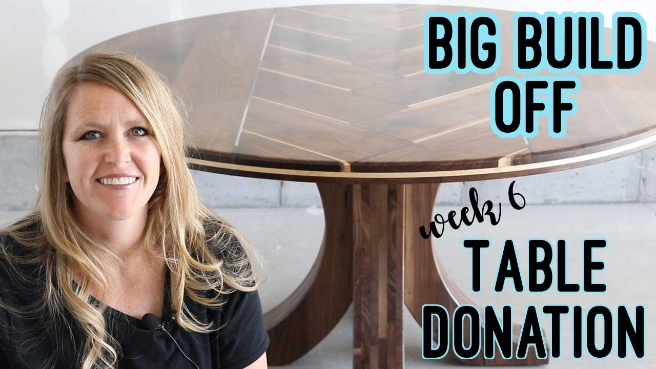 Big Build Off Competition week 6 - Table Donation Video