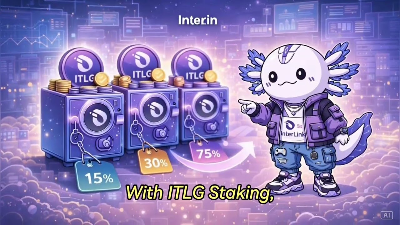 Flexible Staking: Multiple Lock and Vesting Options Available#InterLink #ITLG #ITL 