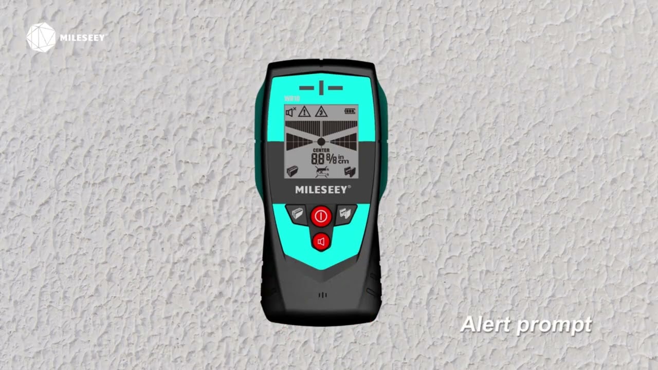 Mileseey Multifunction Wall Detector with Large Area Sensor Metal