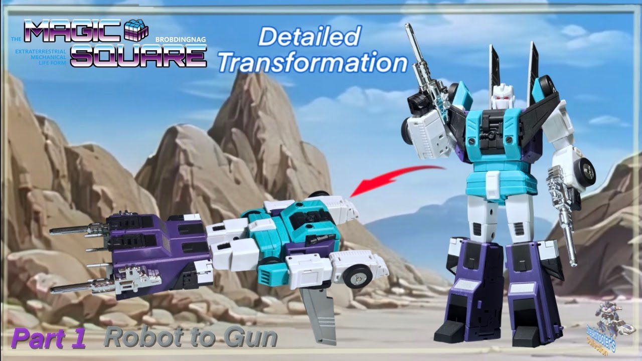 Magic Square MS-W02 B62 Chief of Staff / Sixshot Transformation Part 1