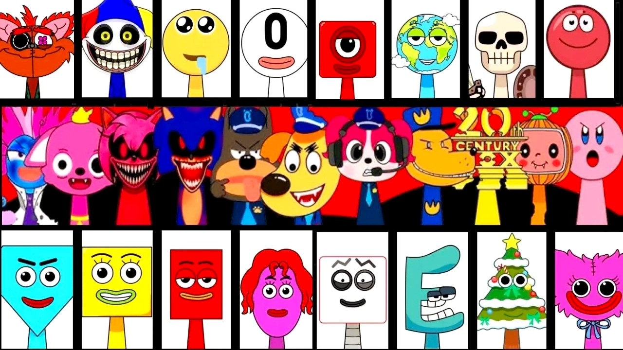 🛑 My Sprunki OC ALL Phases Incredibox Compilation COMPLETE in real ❤️ #incredibox #sprunkioc
