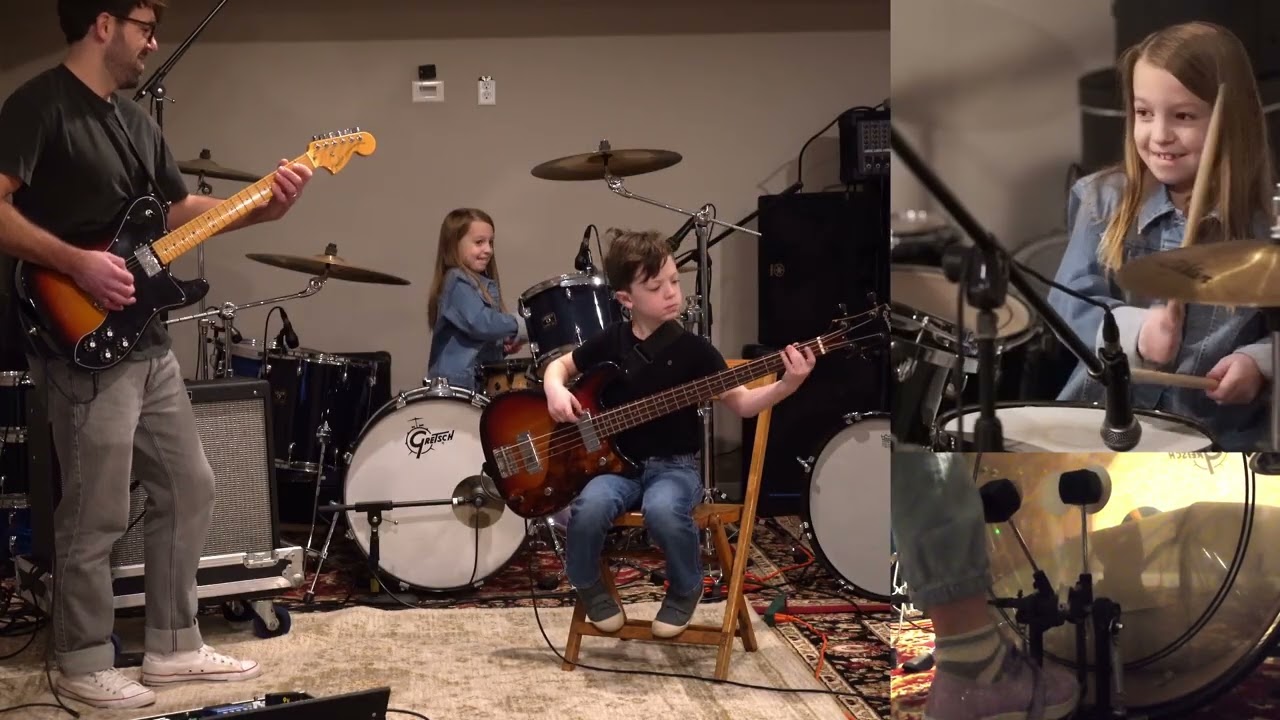 RUSH “Tom Sawyer” Cover (8 & 6 Year Old Musicians)