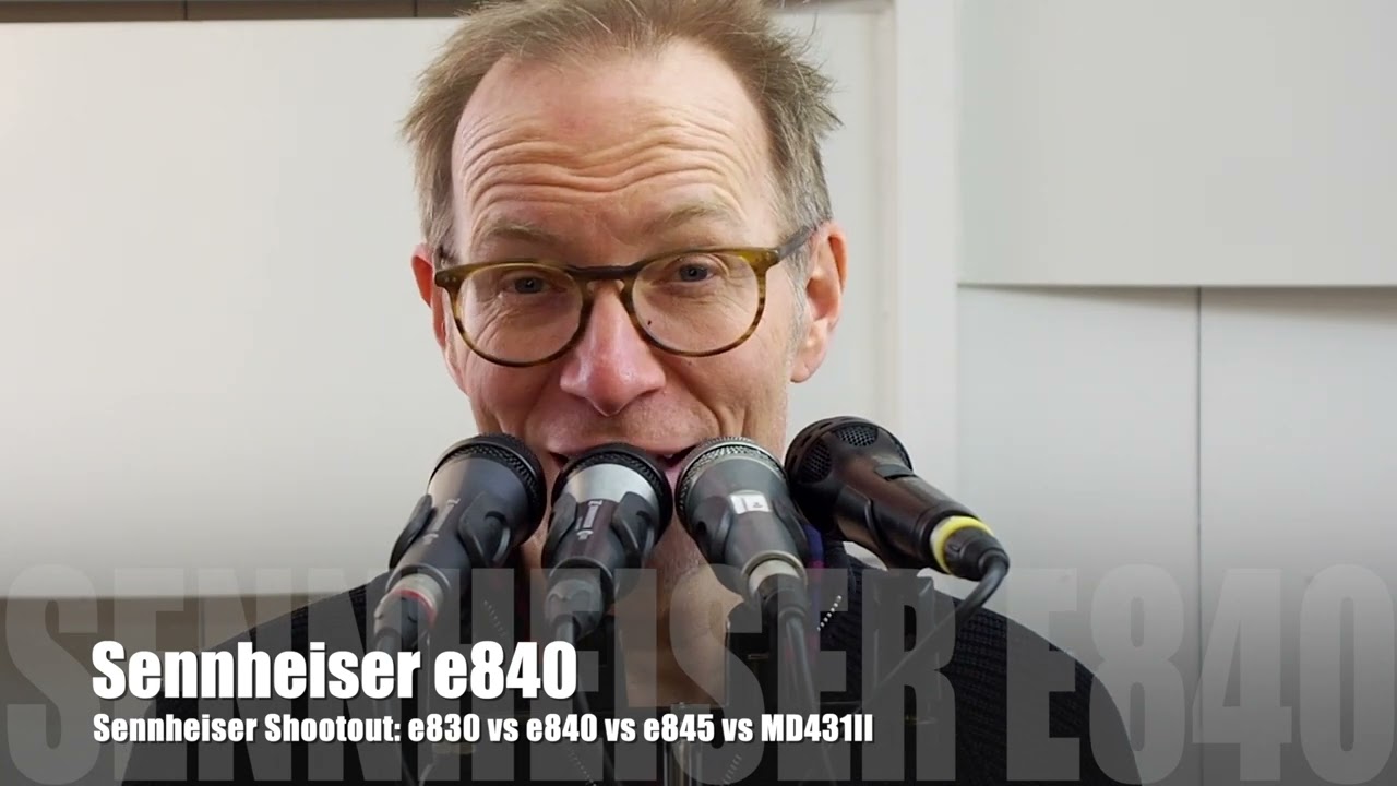 Sennheiser Shootout: e835 vs e840 vs e845 vs MD431II