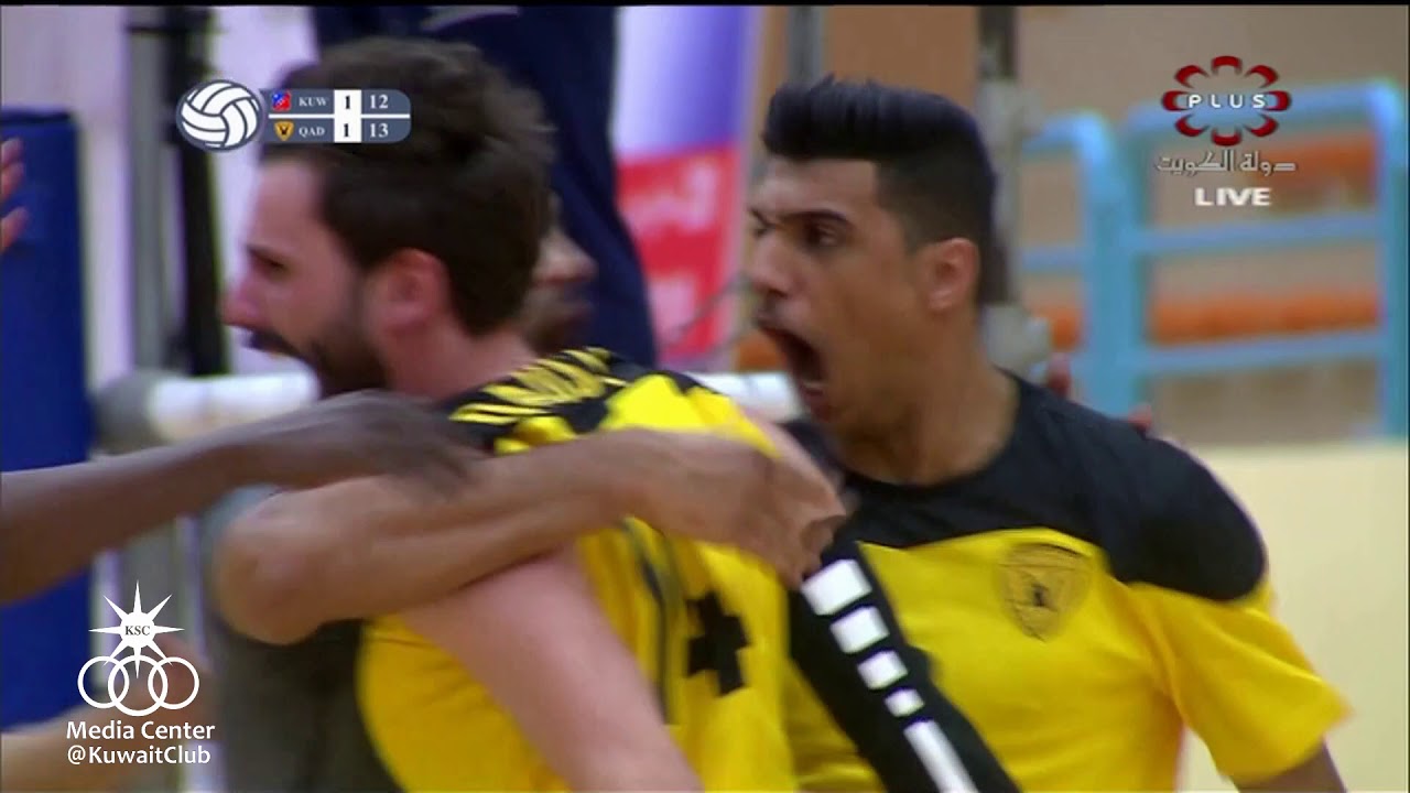 ملخص مباراة الكويت 3 × 2 القادسية ـ كاس الاتحاد لكرة الطائرة ـ الدور الربع نهائي 2017 ـ 2018