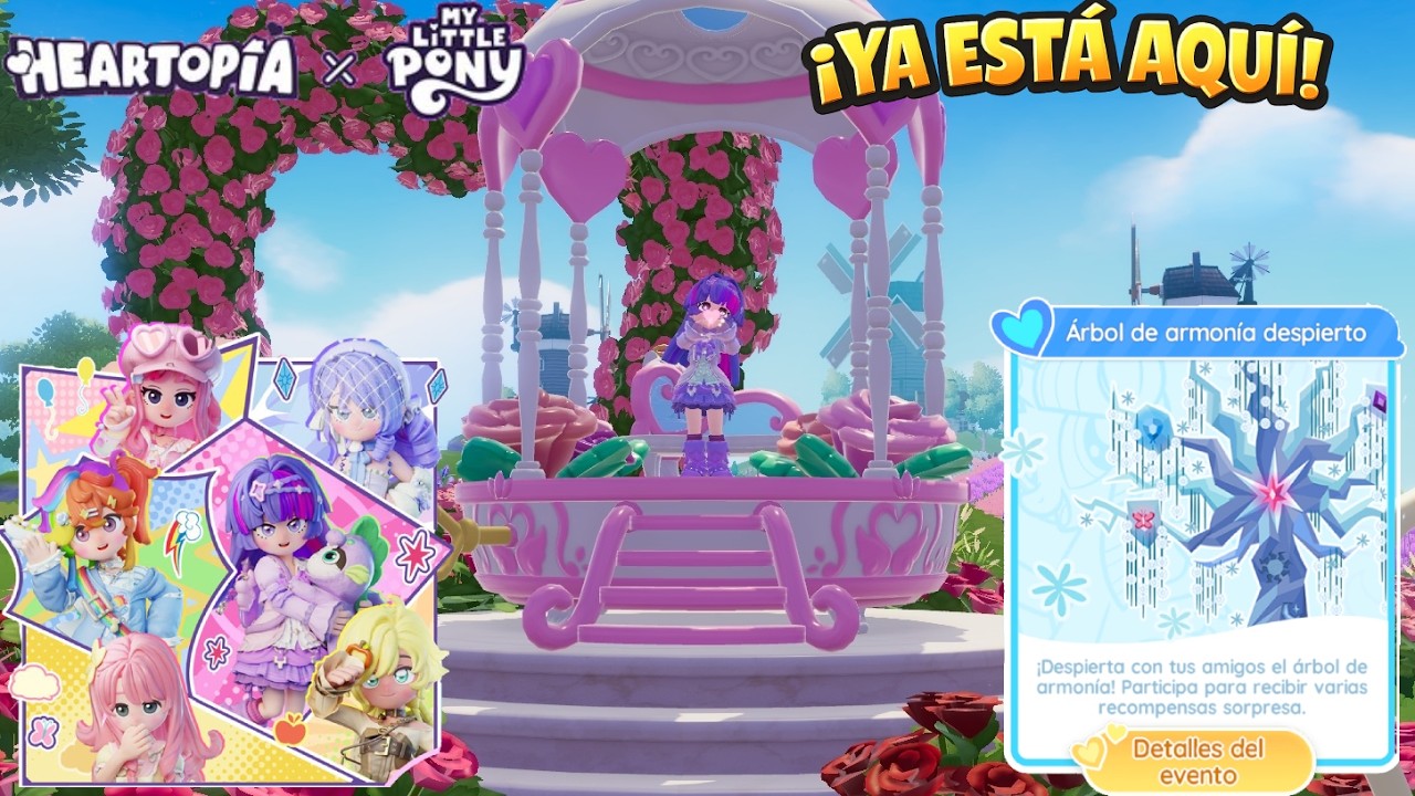 ¡Ya Está Aquí My Little Pony en Heartopia! 🦄 Evento y Más