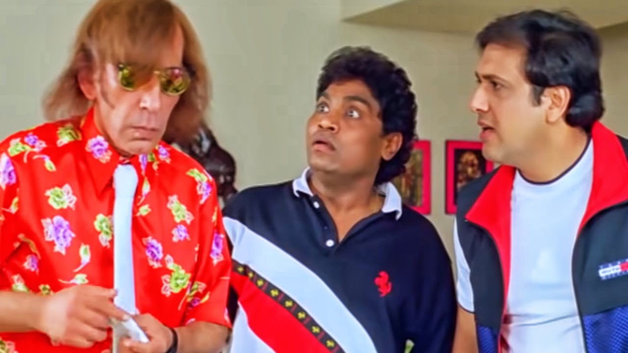 गोविंदा जॉनी लीवर और रज़ाक खान का जबरदस्त कॉमेडी सीन