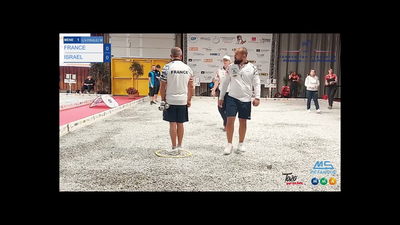 Petanque European Championship 2024, Men's double France vs Israel