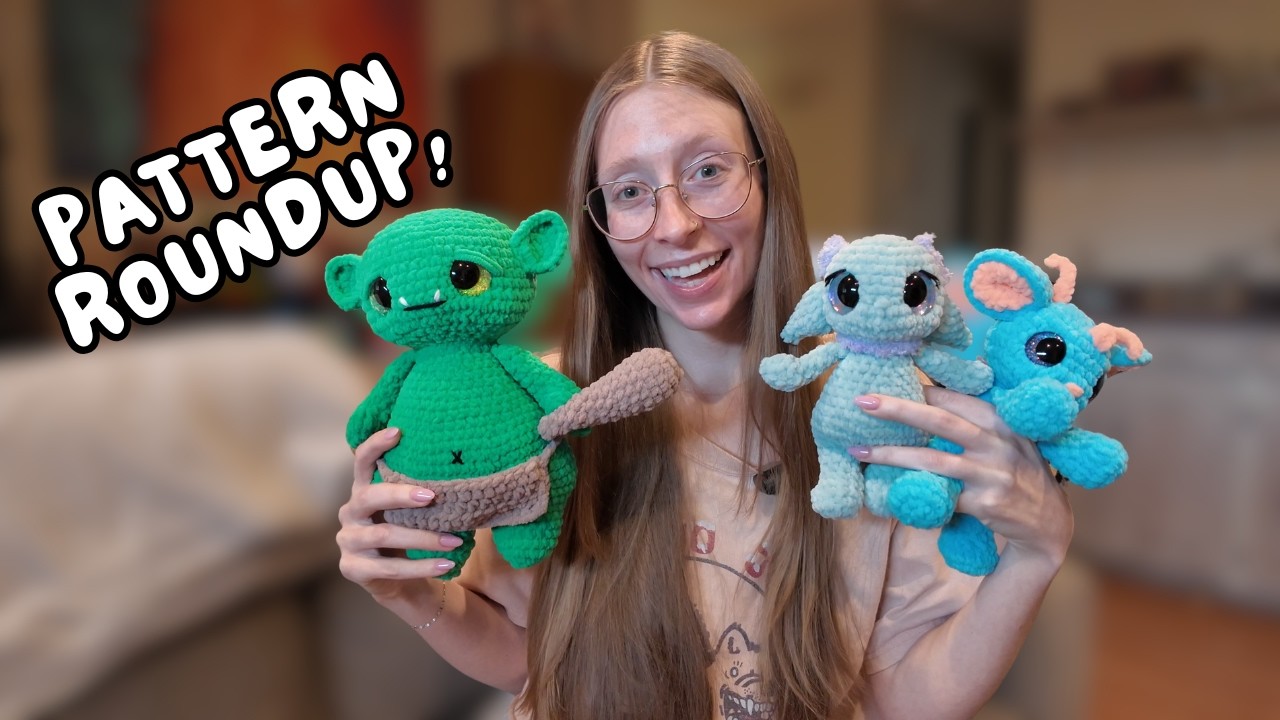PATTERN ROUNDUP - Sharing EVERY pattern I made last month!