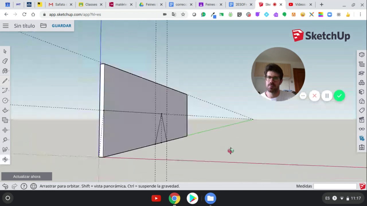 Pràctica2 SketchUp - Extrusions