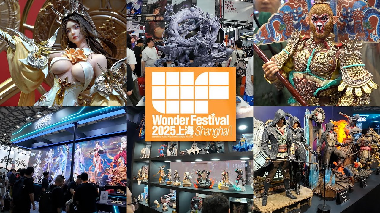 Wonder Festival 2025 Shanghai (Part 2: Hall N3) | Giant Anime Statues + Mythical Fairies