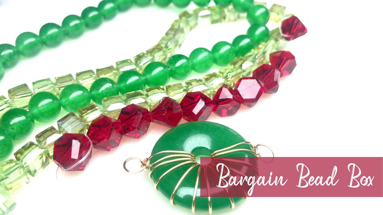 Bargain Bead Box Monthly Subscription Unboxing November 2022! 🎄❄️❤️💚