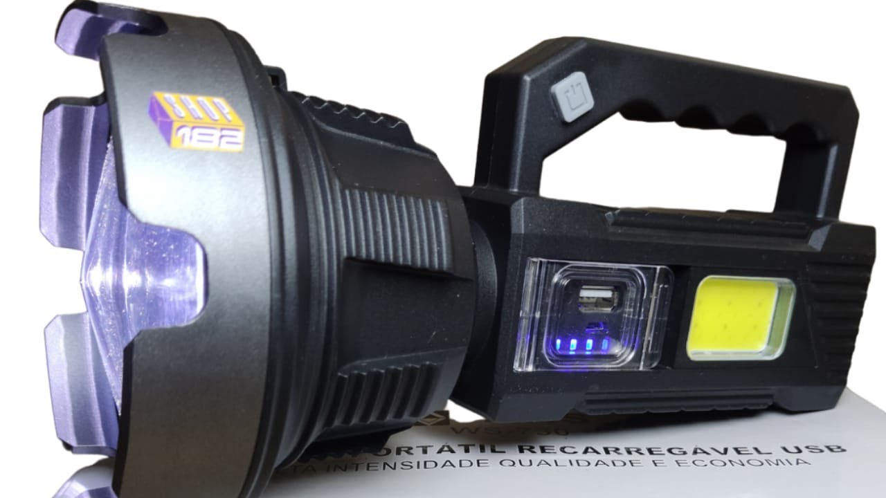 Lanterna Holofote  Alcance 2 km Muito Potente Led P90 Jws Ws-730