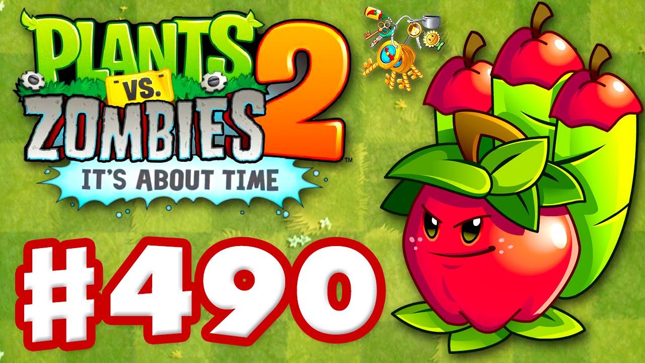 Plants vs. Zombies 2: It's About Time - Gameplay Walkthrough Part 490 - Apple Mortar! World Keys!
