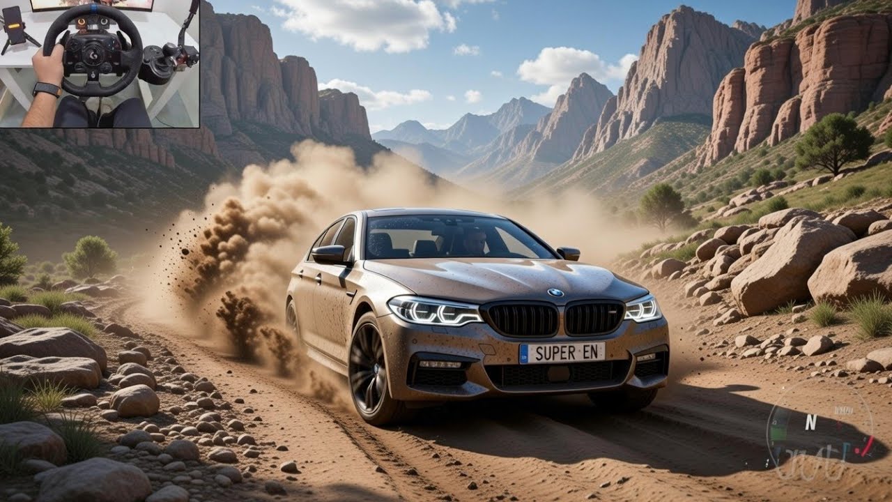 BMW M5 F90 - Forza Horizon 5 | Logitech G923 Steering Wheel