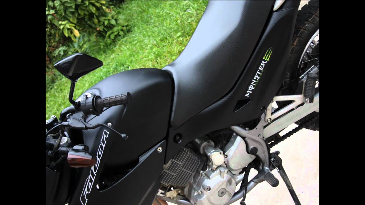 Falcon NX4 envelopada fibra de carbono e preto fosco