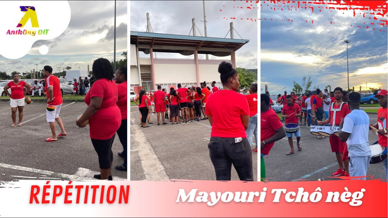 Carnaval Guyane - RÉPÉTITION DU GROUPE MAYOURI TCHÔ NÈG (VIDEO 4K) // AnthOny Officiel