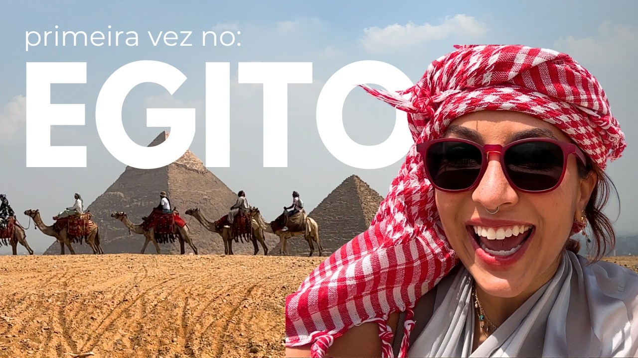 VLOG DE VIAGEM | Primeira vez no Egito, Pir&acirc;mides, Esfinge e Alexandria