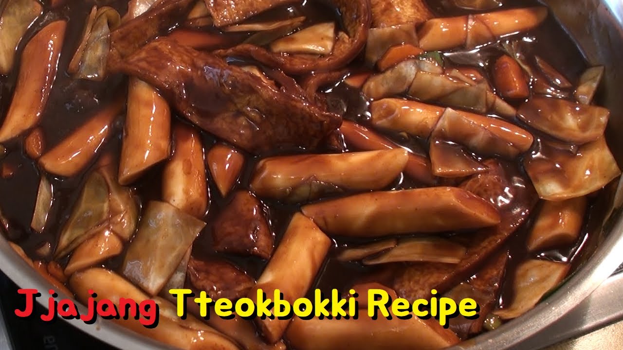 Jjajang tteokbokki [ 짜장 떡볶이 ] Easy Recipe