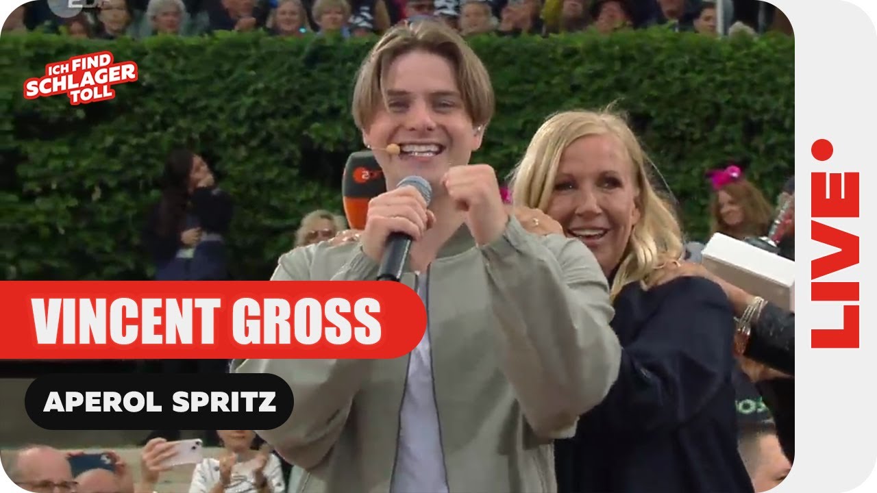 Vincent Gross - Aperol Spritz (Live im ZDF Fensehgarten, 25.05.2025)