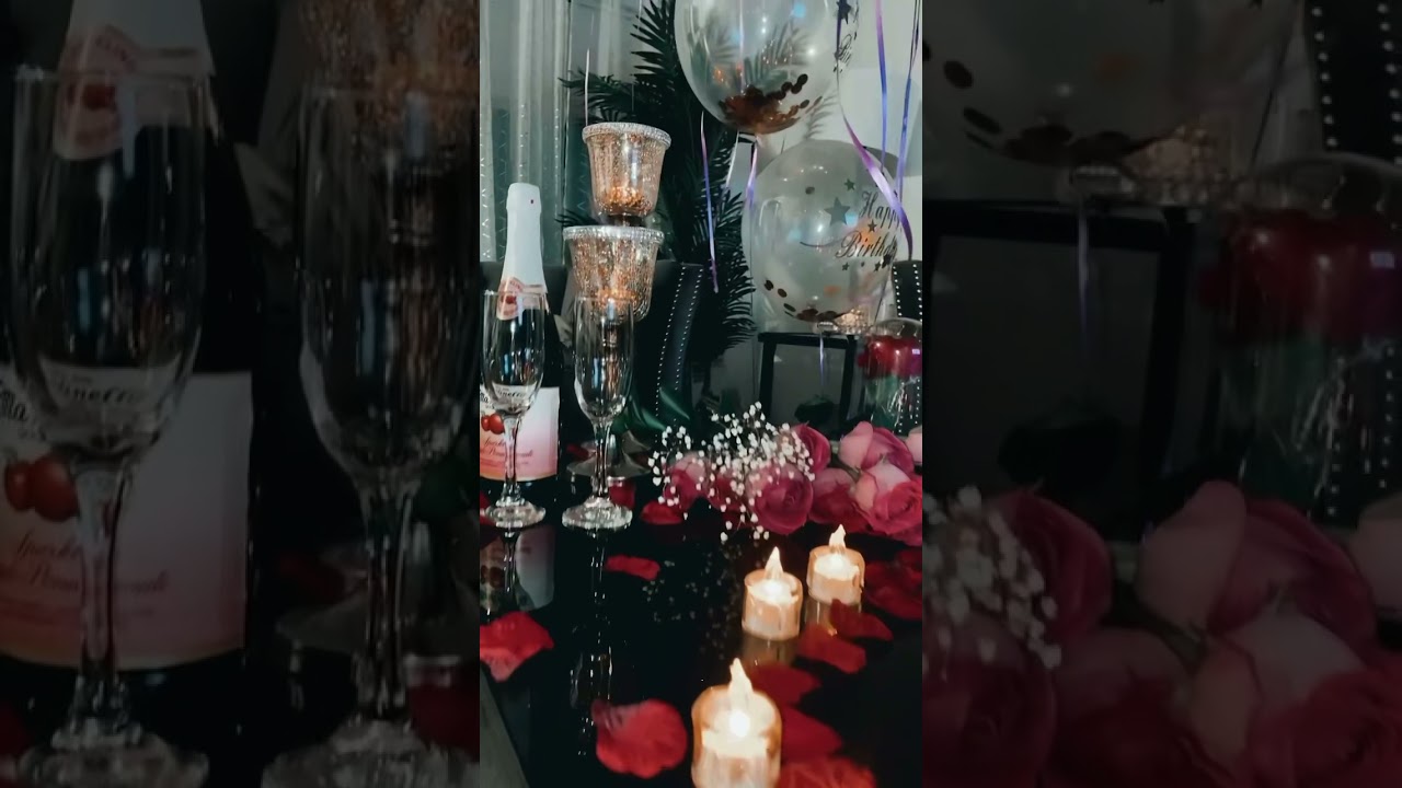 Birthday surprise for husband | Romantic Room Decoration ideas | #shorts