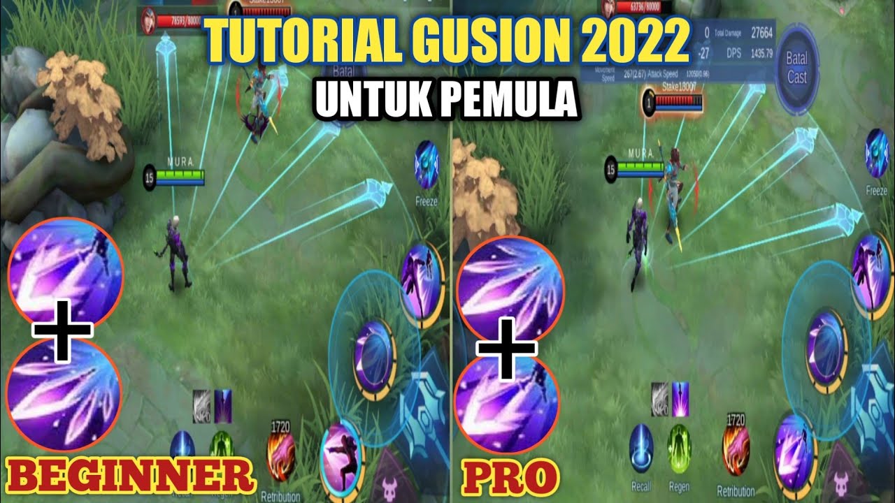 TUTORIAL GUSION UNTUK PEMULA | CARA COMBO MUDAH 100% PASTI BISA - MLBB