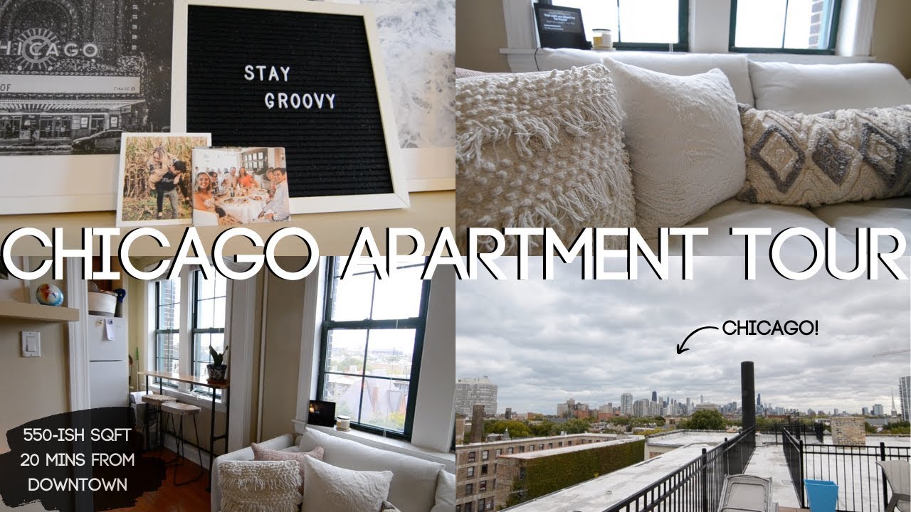 CHICAGO APARTMENT TOUR 2019: 550 sqft in Chicago