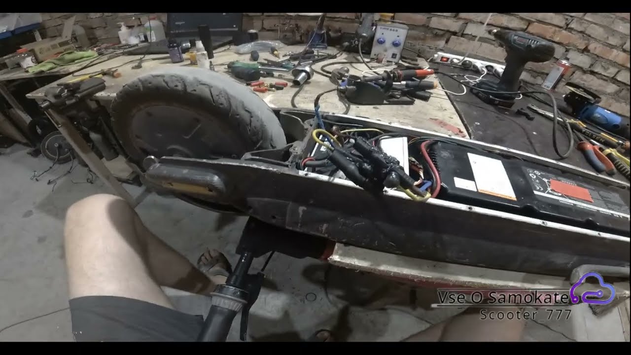 Замена штатных коннекторов, на усиленные Ninebot Max/не едет/фазные провода scooter ремонт самоката
