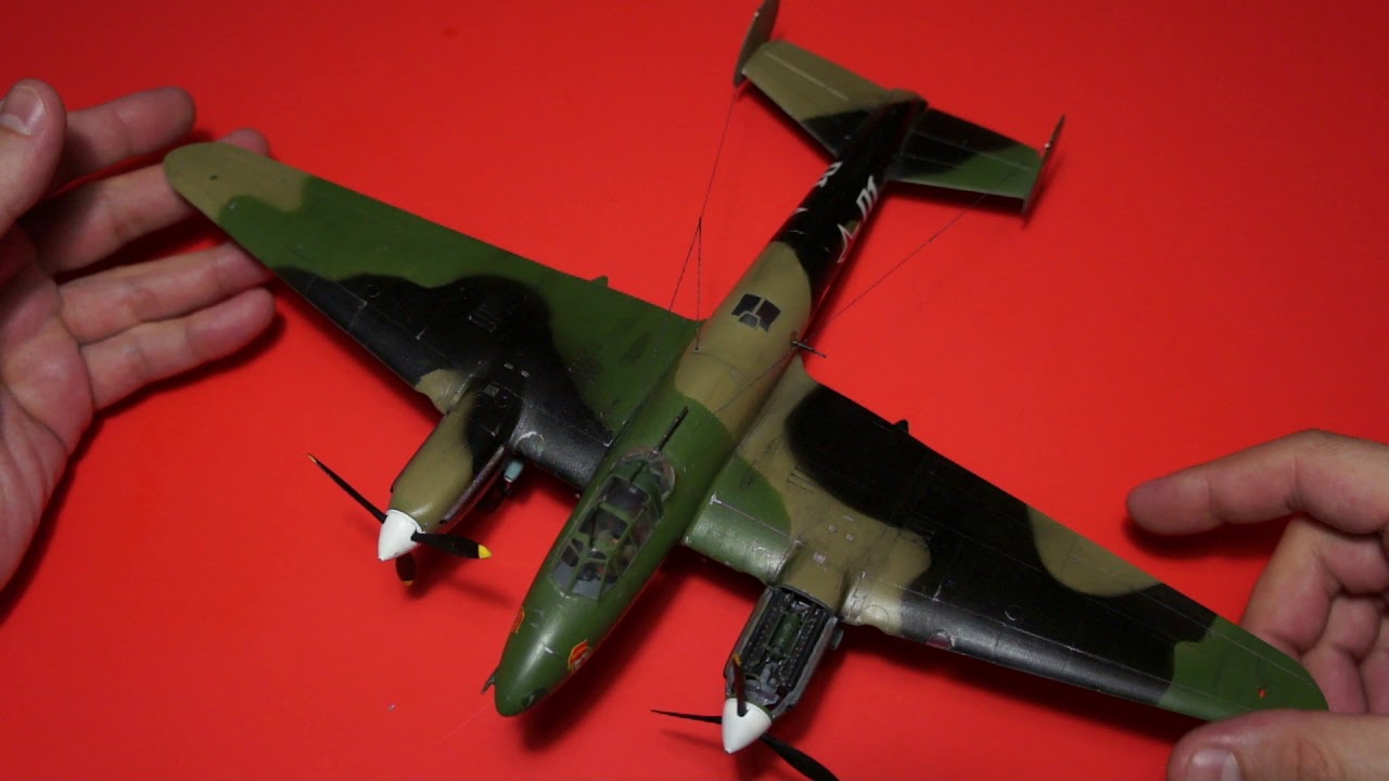 Впечатления от сборки модели самолёта Пе-2 в масштабе 1:48 от фирмы 