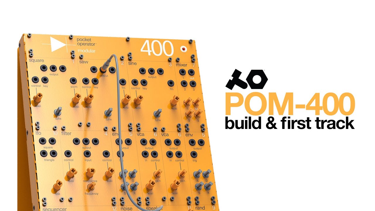 Pocket Operator Modular 400 / build & first track | teenage engineering