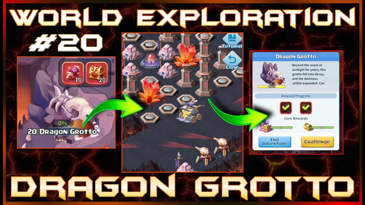 #20 'Dragon Grotto' Full Tutorial! | World Exploration Chapter 4: Lava Volcano
