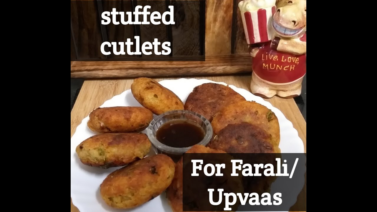 Stuffed Cutlets recipe, Navraratri Farali recipe, Upvaas ki recipe, simmering curry