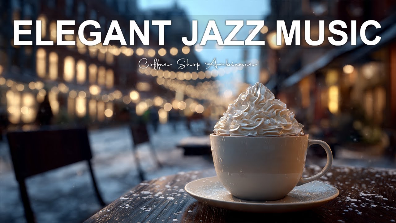 Eleagnt Jazz Music ☕❄️ | Calm Roast Coffee – Cozy Winter Café Ambience