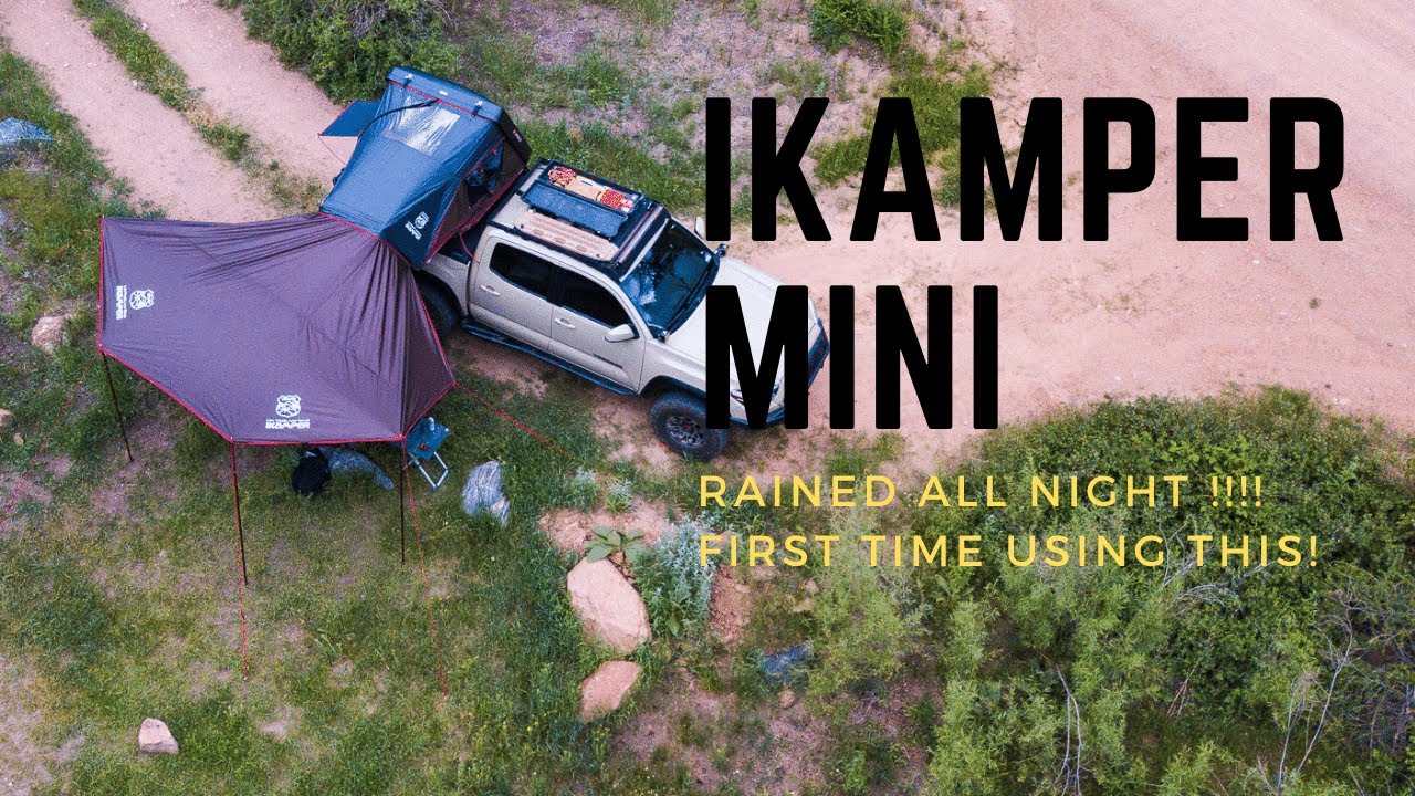 First Night in iKamper Mini + Awning - Rained All Night