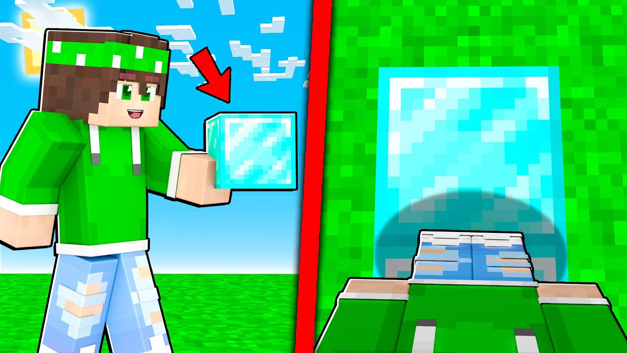 MINECRAFT MA I BLOCCHI DIVENTANO QUELLO CHE TIENI ALL'*INFINITO*!